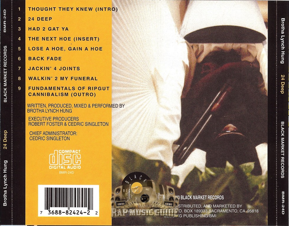 Brotha Lynch Hung 24 Deep 1st Press. CD Rap Music Guide